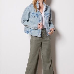 Free People  Crystal Utility denim Jacket XS worn once!